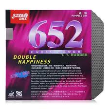 DHS 652 Short Pips Table Tennis Rubber