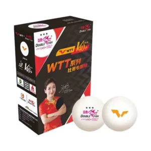 Double Fish V40+ 3 Star WTT ITTF 6 Balls
